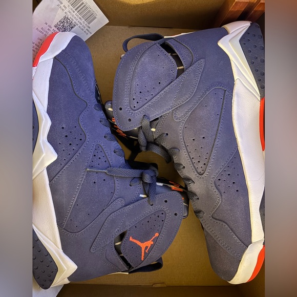 Jordan Other - NEW AIR JORDAN 7 RETRO Q. NEUTRAL INDIGO/BRIGHT CRIMSON. MEN’S SIZE 9